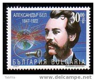 BULGARIA \ BULGARIE - 1997 - 150 An. De La Naissance D´Al.Bell - 1v ** - Neufs