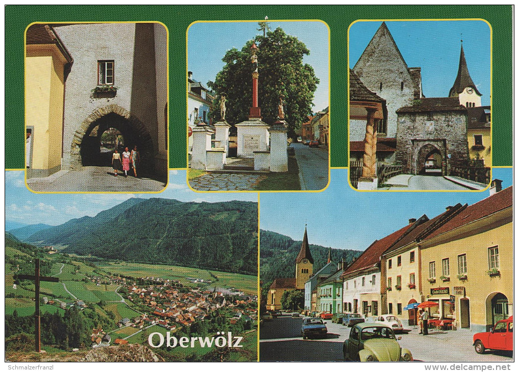 AK Oberwölz Gasthof ? Cafe Res ? Oldtimer Auto Steiermark Bei St. Peter Murau Scheifling Judenburg - Oberwölz