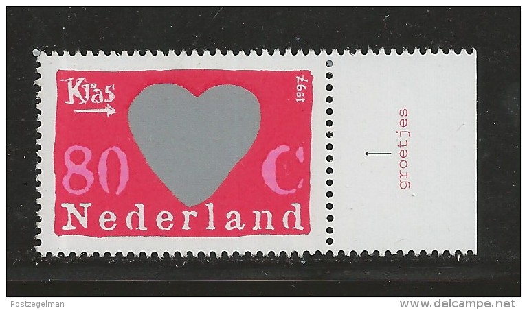 NEDERLAND, 1997, MNH Stamps, Greetings, Hearts,  Nr(s). MI 1607, #5784 - Unused Stamps