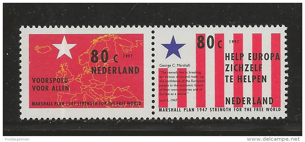 NEDERLAND, 1997, MNH Stamps, Combined Issue,  Nr(s). MI 1620-1621 #5797 - Unused Stamps