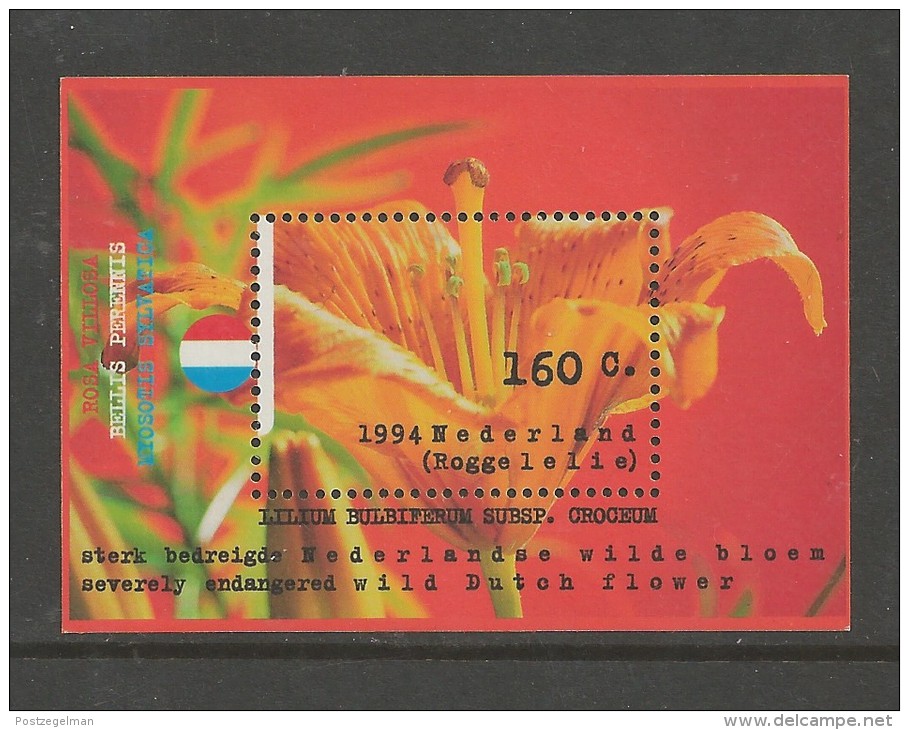 NEDERLAND, 1994, MNH Stamp(s) Block, Nature &amp; Environment,  Nr(s). Bl 40, #5556 - Unused Stamps