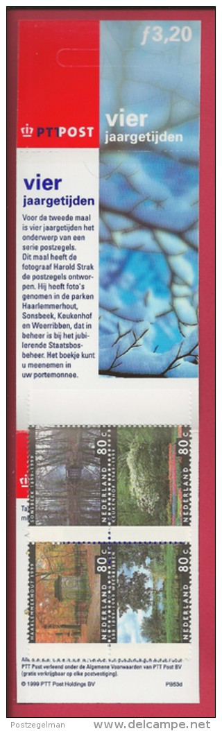 NEDERLAND, 1999, MNH Stamp(s) Booklet, 4 Seasons, Nr(s). PB53d, F2329 - Unused Stamps