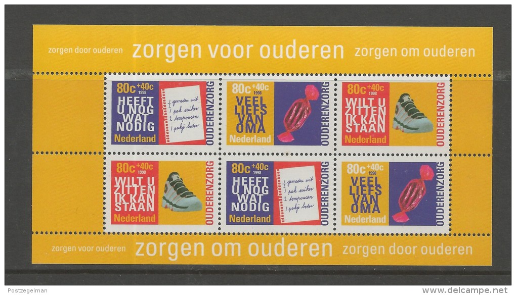 NEDERLAND, 1998, MNH Stamp(s) Block, Summer Issue,  Blocknr(s). 55, #5836 - Unused Stamps