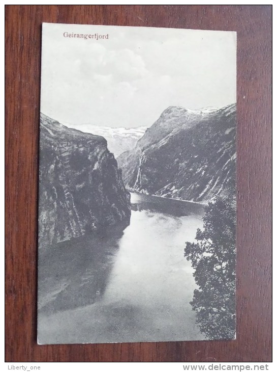 Geirangerfjord - Anno 19?? ( Zie/voir Foto Voor Details ) !! - Norvège