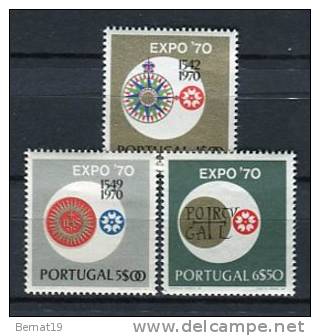Portugal 1970. Yvert 1086-88 ** MNH. - Unused Stamps