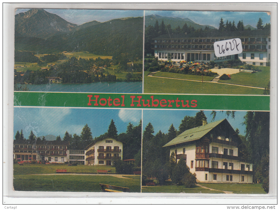 CPM GF - 26627-Allemagne - Bad Wiessee  - Multivues Hotel Hubertus-Envoi Gratuit - Bad Wiessee
