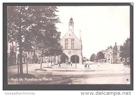 Moreton In The Marsh HIGH STREET GLOUCESTERSHIRE USED 1907 Moreton In Marsh CLOSED TEAR TO LOWER RIGHT EDGE - Other & Unclassified