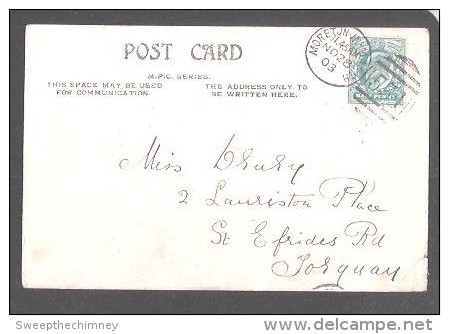 Moreton In The Marsh HIGH STREET Catechism RELIGOUS MESSAGE ?USED 1903 Moreton In Marsh 531 DUPLEX POSTMARK CANCELLATION - Altri & Non Classificati