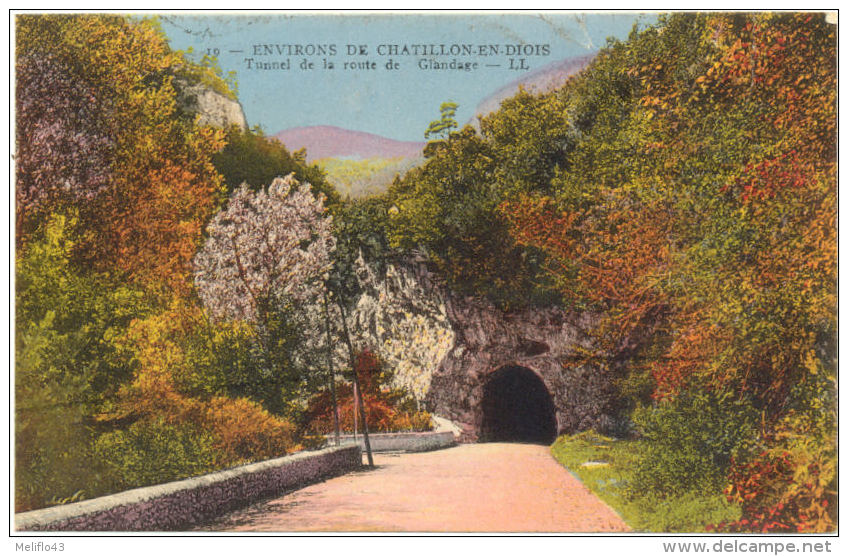 26/CPA - Chatillon En Diois - Tunnel De La Route De Glandage - Châtillon-en-Diois