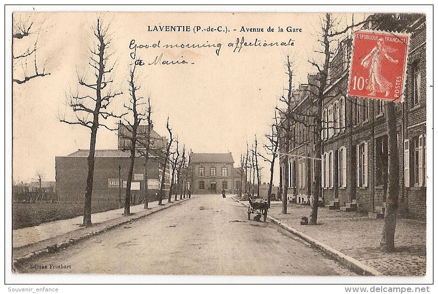 CPA Laventie Avenue De La Gare 62 Pas De Calais - Laventie