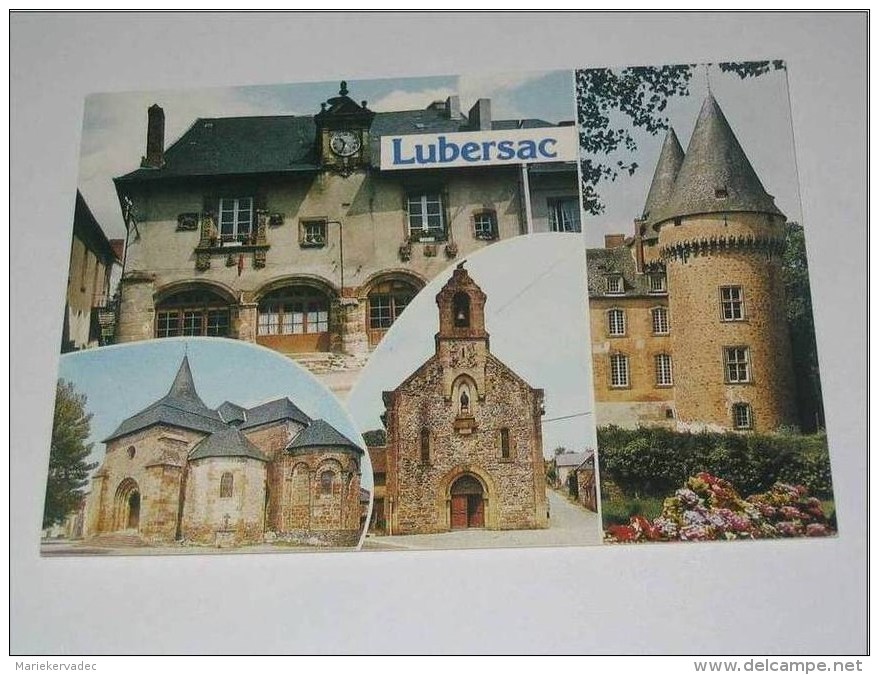 CORREZE -  LUBERSAC - Eglise Romane Avec De Curieux Chapiteaux - Multivues - Autres & Non Classés