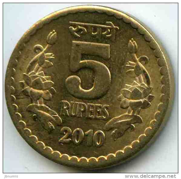 Inde India 5 Rupees 2010 C KM 373 - Inde