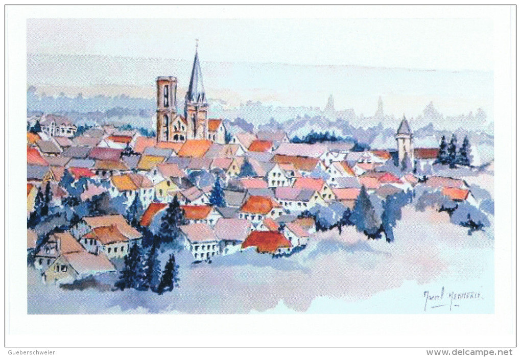 CPM Vue Sur ROUFFACH D´après Une Aquarelle De Marcel Hemmerlé - Rouffach