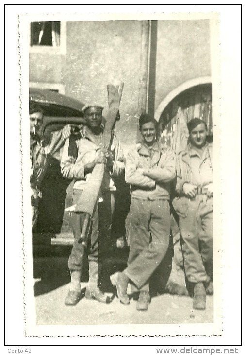 PHOTOGRAPHIE MILITARIA MILITAIRE SOLDAT REGIMENT VEHICULE  UNIFORME GUERRE - Autres & Non Classés