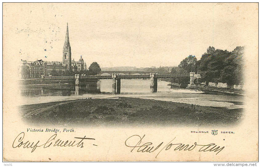 Royaume-Uni - Ecosse - Perthshire - Victoria Bridge , Perth - état - Perthshire