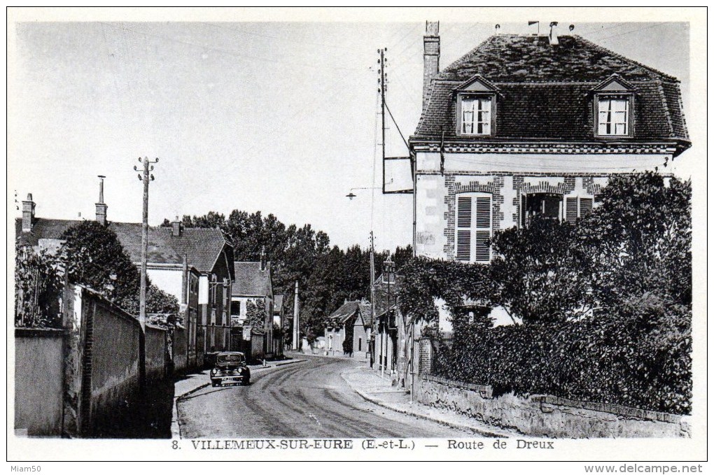 VILLEMEUX SUR EURE ROUTE DE DREUX 28 EURE ET LOIR - Villemeux-sur-Eure