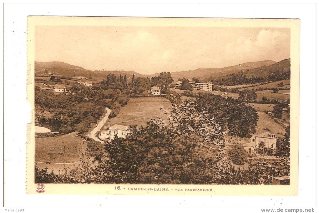 CAMBO LES BAINS - PYRENEES ATLANTIQUES - VUE PANORAMIQUE - Cambo-les-Bains