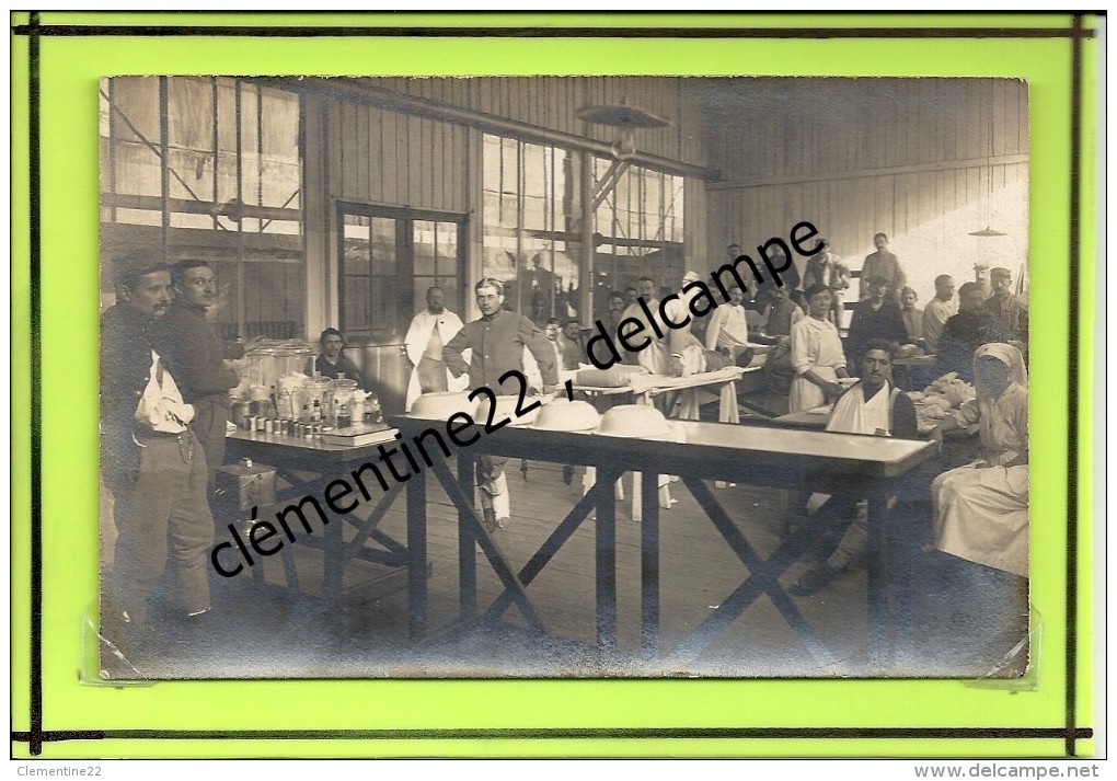 Carmeaux Carte Photo Hopital Salle Des Pansements De 1918 - Carmaux