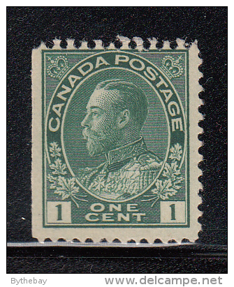 Canada MNH Scott #104 1c George V, Admiral - Straight Edge - Neufs