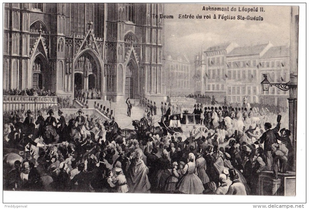 AVENEMENT DE LEOPOLD II - Inaugurations