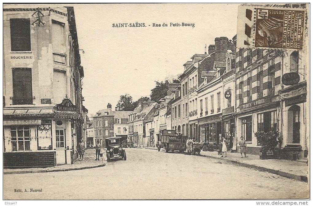 76 SAINT  SAENS     RUE  DU  PETIT  BOURB - Saint Saens