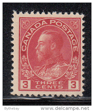 Canada MNH Scott #109 3c George V, Admiral - Neufs