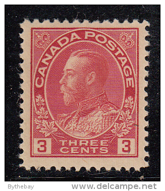 Canada MH Scott #109 3c George V, Admiral - Neufs