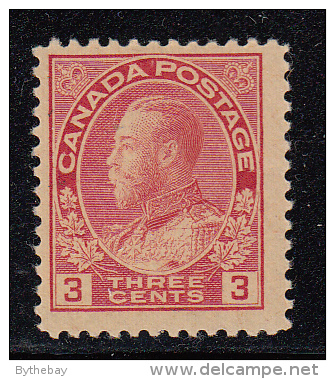 Canada MNH Scott #109d 3c George V, Admiral - Neufs