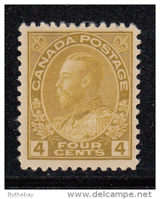 Canada MH Scott #110 4c George V, Admiral - Neufs