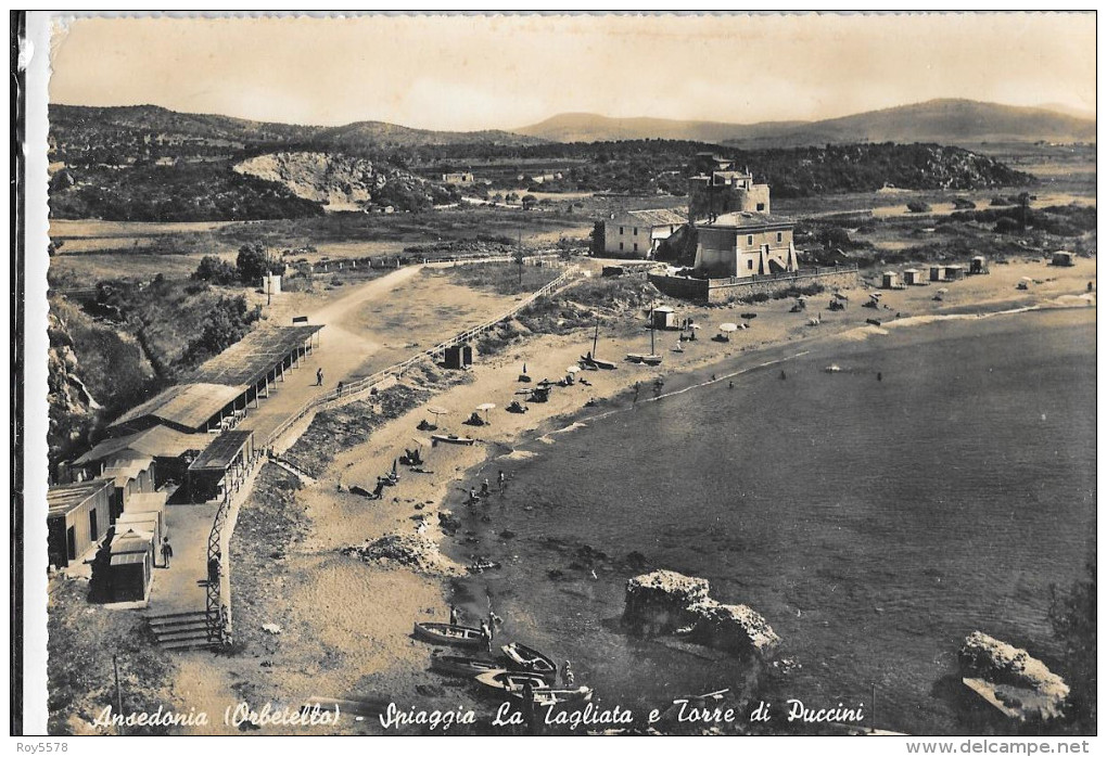 TOSCANA-GROSSETO- ANSEDONIA ORBETELLO SPIAGGIA LA TAGLIATA - Altri & Non Classificati