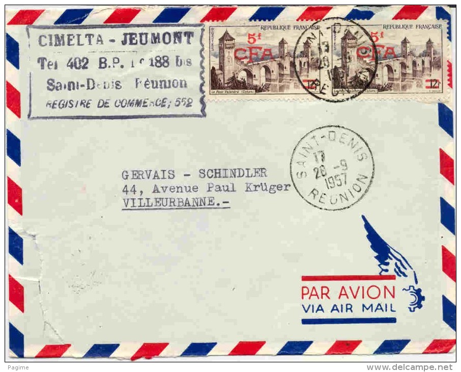 Lettre De Saint Denis - Storia Postale