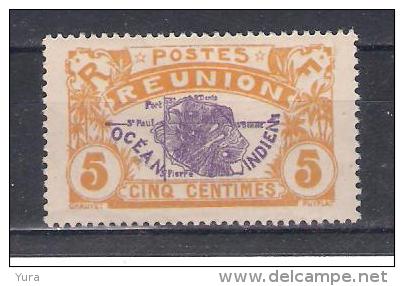 Reunion Y/T Nr 85*  Map (a6p5) - Unused Stamps