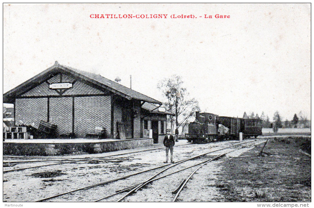 -CPA - 45 - CHATILLON-COLIGNY  - La Gare - 339 - Chatillon Coligny