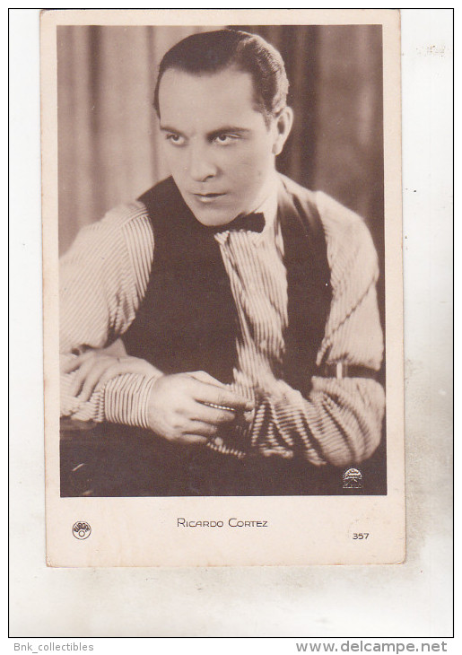 France Old Uncirculated Postcard - Movie Stars - Ricardo Cortez - Attori