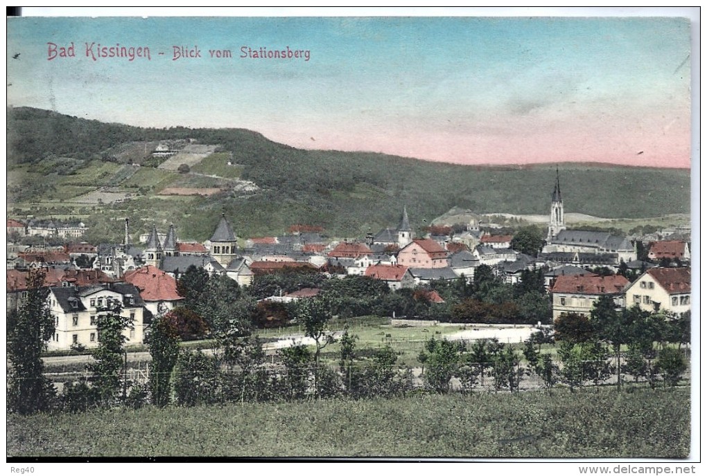 ALLEMAGNE  - BAD KISSINGEN  - Blick  Vom Stationsberg - Bad Kissingen