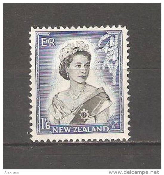 New Zealand 1954,QE II,1sh6p,Sc 298,VF MvLH* - Unused Stamps