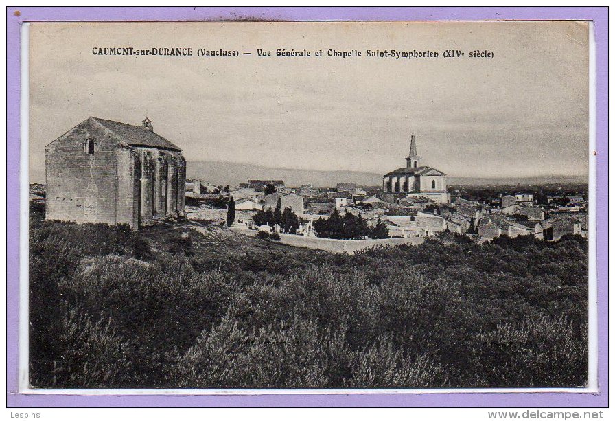 84 - CAUMONT Sur DURANCE --  Vue Générale Et... - Caumont Sur Durance