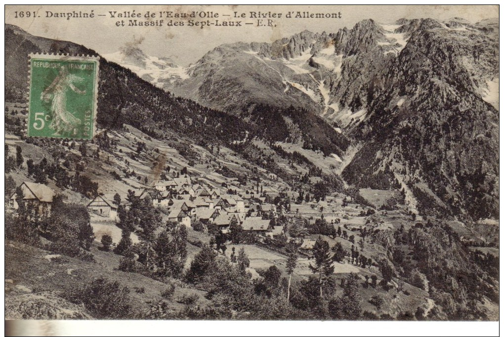 Vallee De L Eau D Olle  Le Rivier D Allemont Et Massif Des Sept Laux - Autres & Non Classés