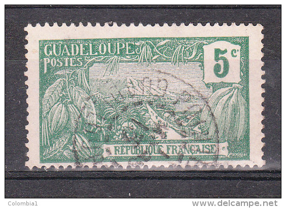 GUADELOUPE YT 58 Oblitéré POINTE A PITRE 1 AVRIL 1913 - Gebraucht