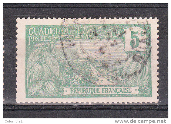 GUADELOUPE YT 58 Oblitéré 12 JANV 1913 - Gebraucht