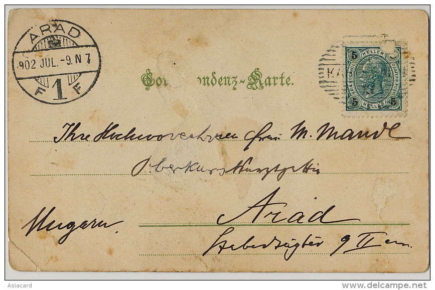 Muzaffr Ed Din Schah Von Persien Perse  Ateliers Wagner 1902 From Karlsbad To Arad - Iran