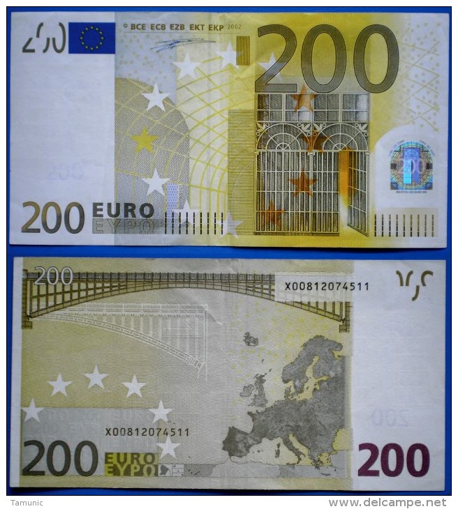 GERMANY 200 EURO X 2002 R001 G1 DUISENBERG - 200 Euro