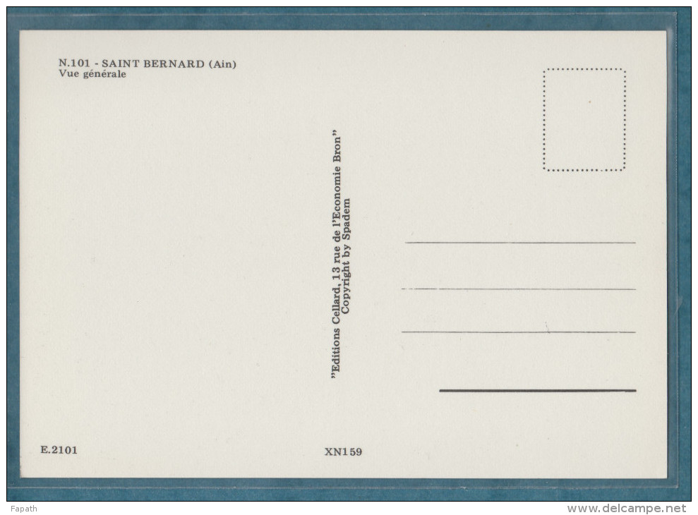 01 - SAINT-BERNARD - Vue Générale  -non écrite -2 Scans-10.5 X 15- CELLARD - Non Classés