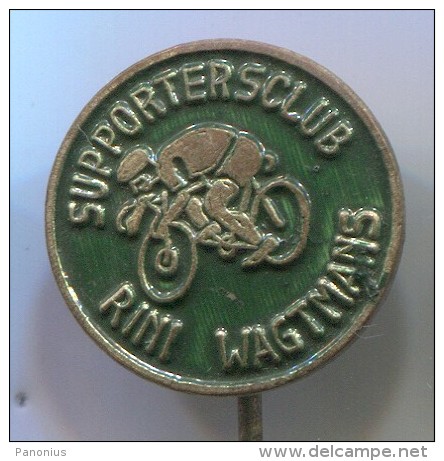 Cycling, Bike, Bicycles - SUPPORTERSCLUB RINI WAGTMANS, Netherlands, Old Pin, Badge - Radsport