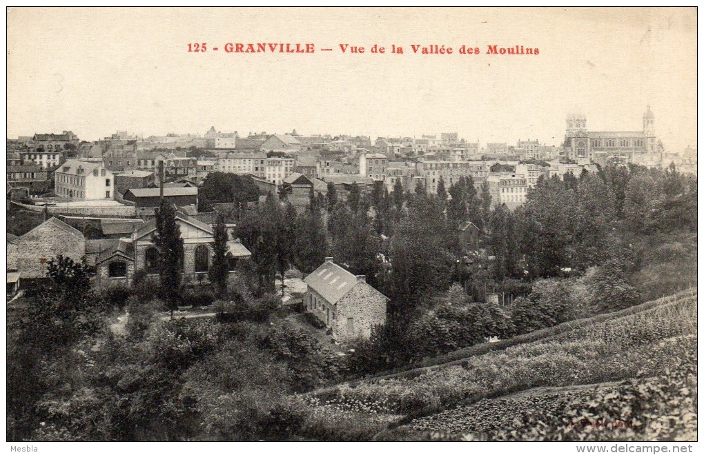 CPA  -  GRANVILLE  (50)    Vue De La Vallée Des Moulins - Granville