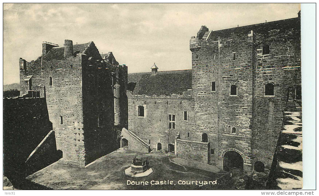 Royaume-Uni - Ecosse - Stirlingshire - Doune Castle , Courtyard - Château - Bon état Général - Stirlingshire