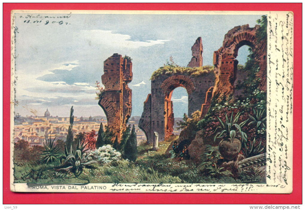 148731 / Germany Art Friedrich Perlberg  - ROMA ROME VISTA DAL PALATINO Italia Italy - CA&Co  1 - Perlberg, F.