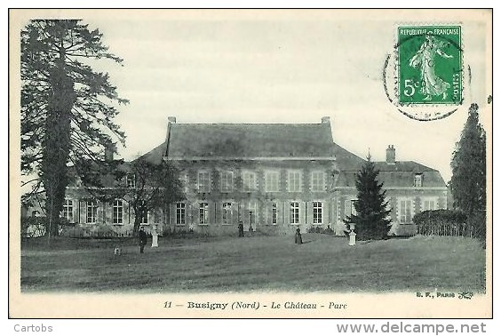 59 BUSIGNY  Le Château - Le Parc - Autres & Non Classés