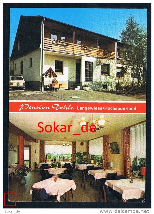 AK Winterberg / Langewiese, Hochsauerland 1989, Pension Dohle, Nordrhein-Westfalen - Winterberg