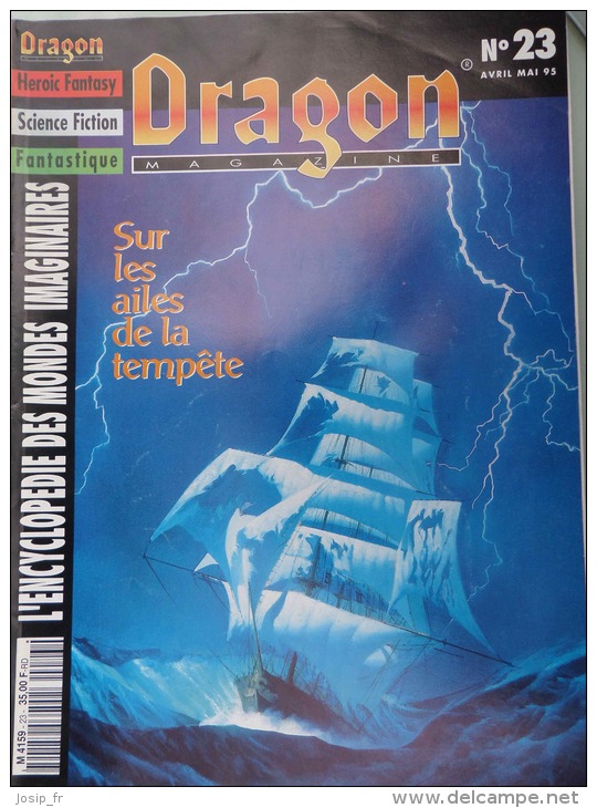 Revue DRAGON Mag. 23 (05/1995) MYSTÈRES DE LA MER-GOLEM-PETER PAN - Jeux De Rôle